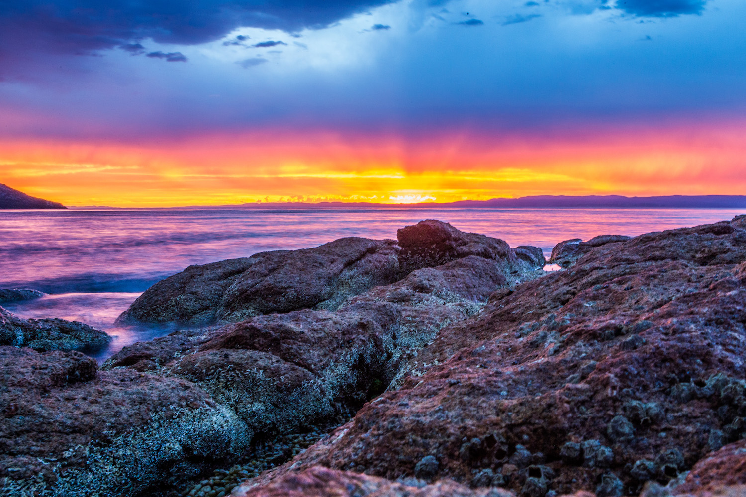 Photography near Coles Bay, Tasmania